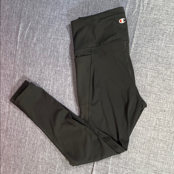 Champion Black High-Rise Performance Leggings Women’s Size Large - Picture 8 of 8